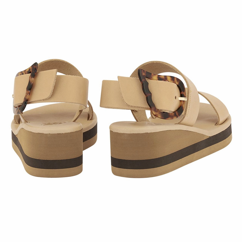 Lightest Sandals Clio Rainbow Natural/Tortoiseshell