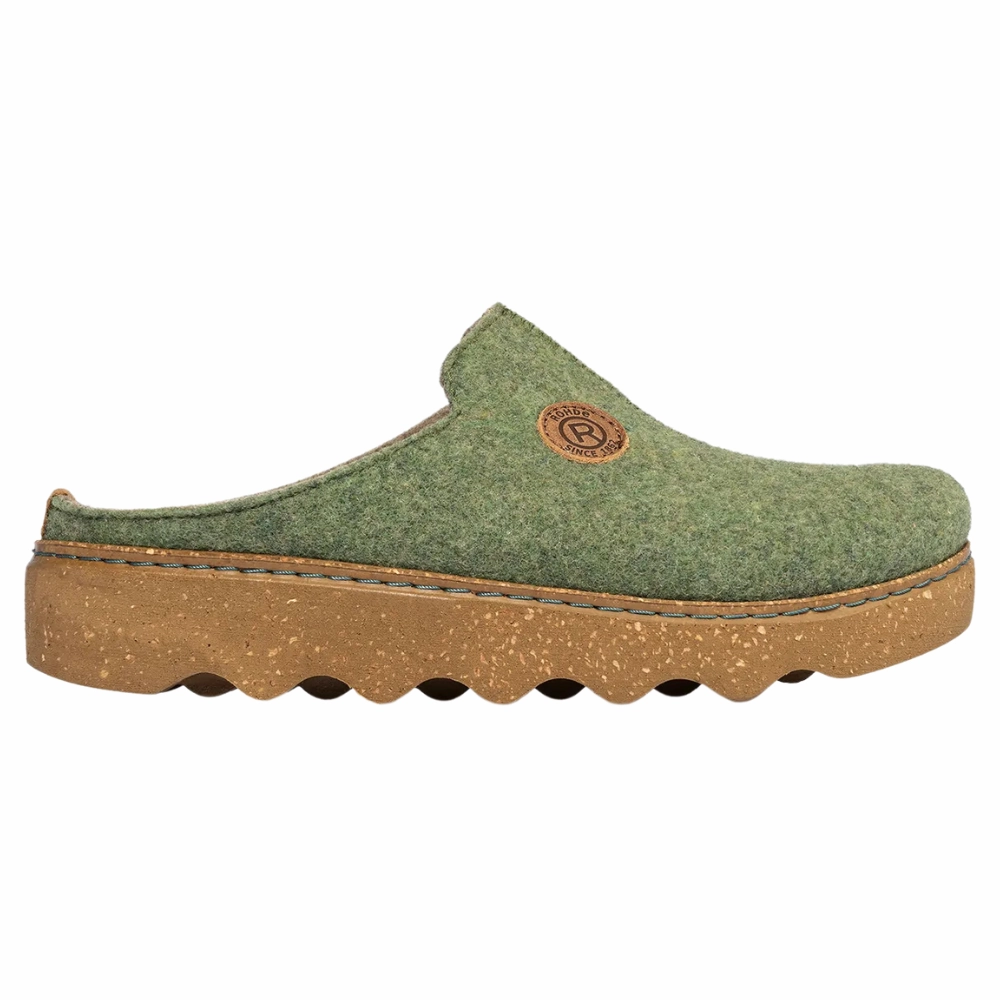 Shark Slippers Fortnite Rohde 6120 Foggia Circle Pesto/Green Slipper (Women's)
