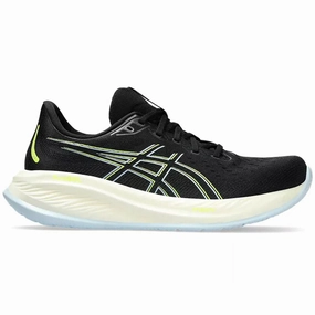 Men's Asics Gel-Cumulus 26, Black/Safety Yellow, 8 D Medium Asic Shoes For Flat Feet