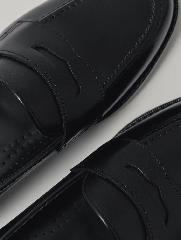 Daniel Black Velvet Loafers