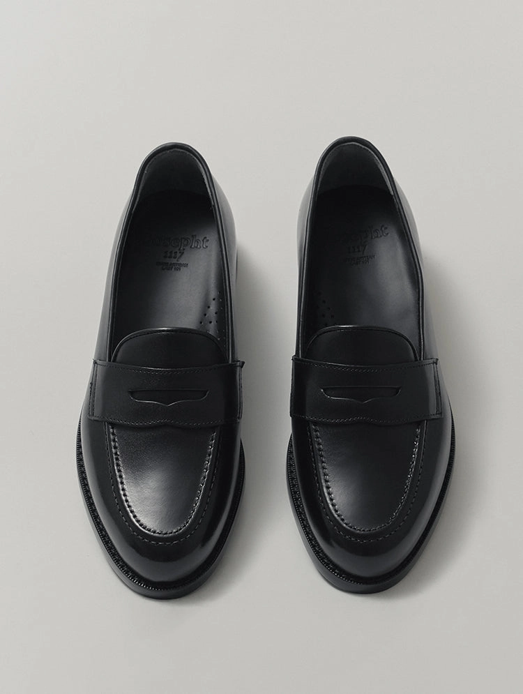 White Mountain Shoes Loafers Daniel Black