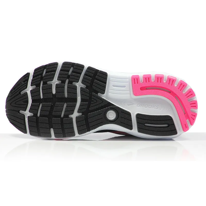 Lightweight Trail Running Shoes Brooks Ghost 16 Women's Running Shoe - Black/Pink/Yellow