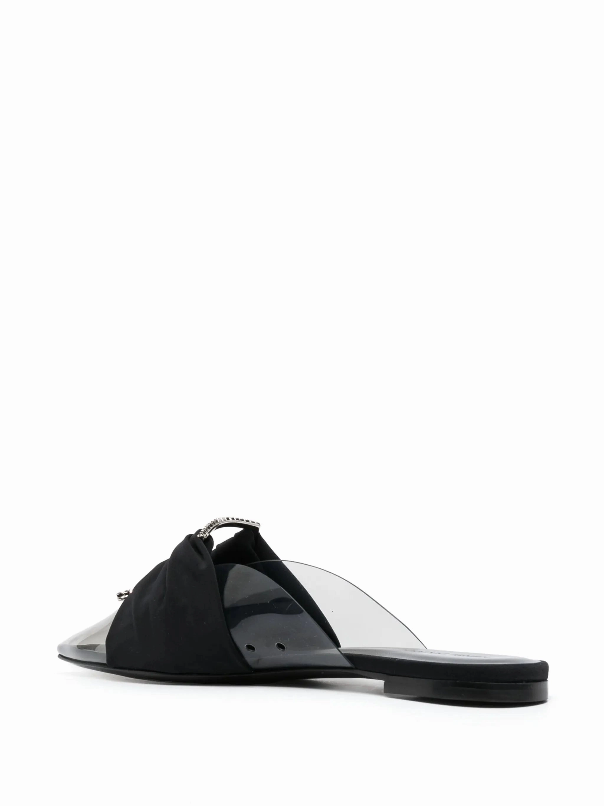 bow-detail pointed mules Flat Shoes For Nearby