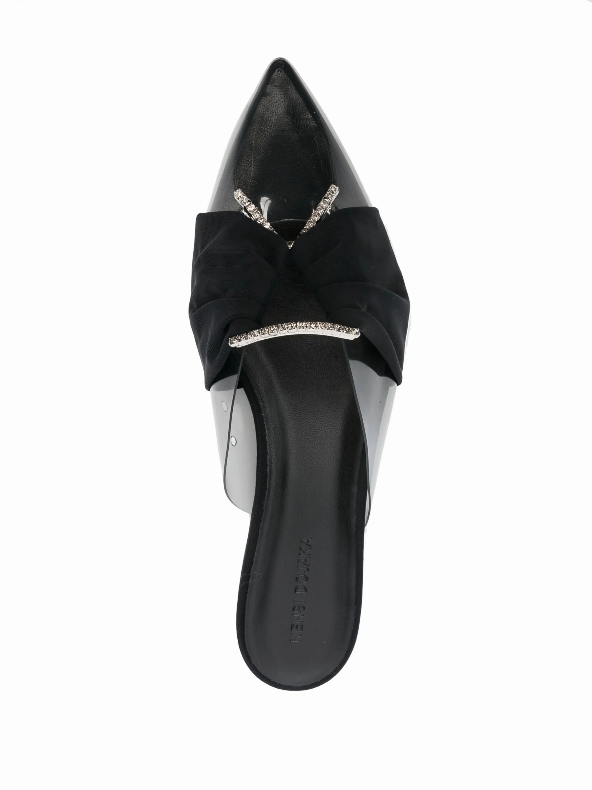 bow-detail pointed mules Best Over The Counter Shoe Inserts For Flat Feet