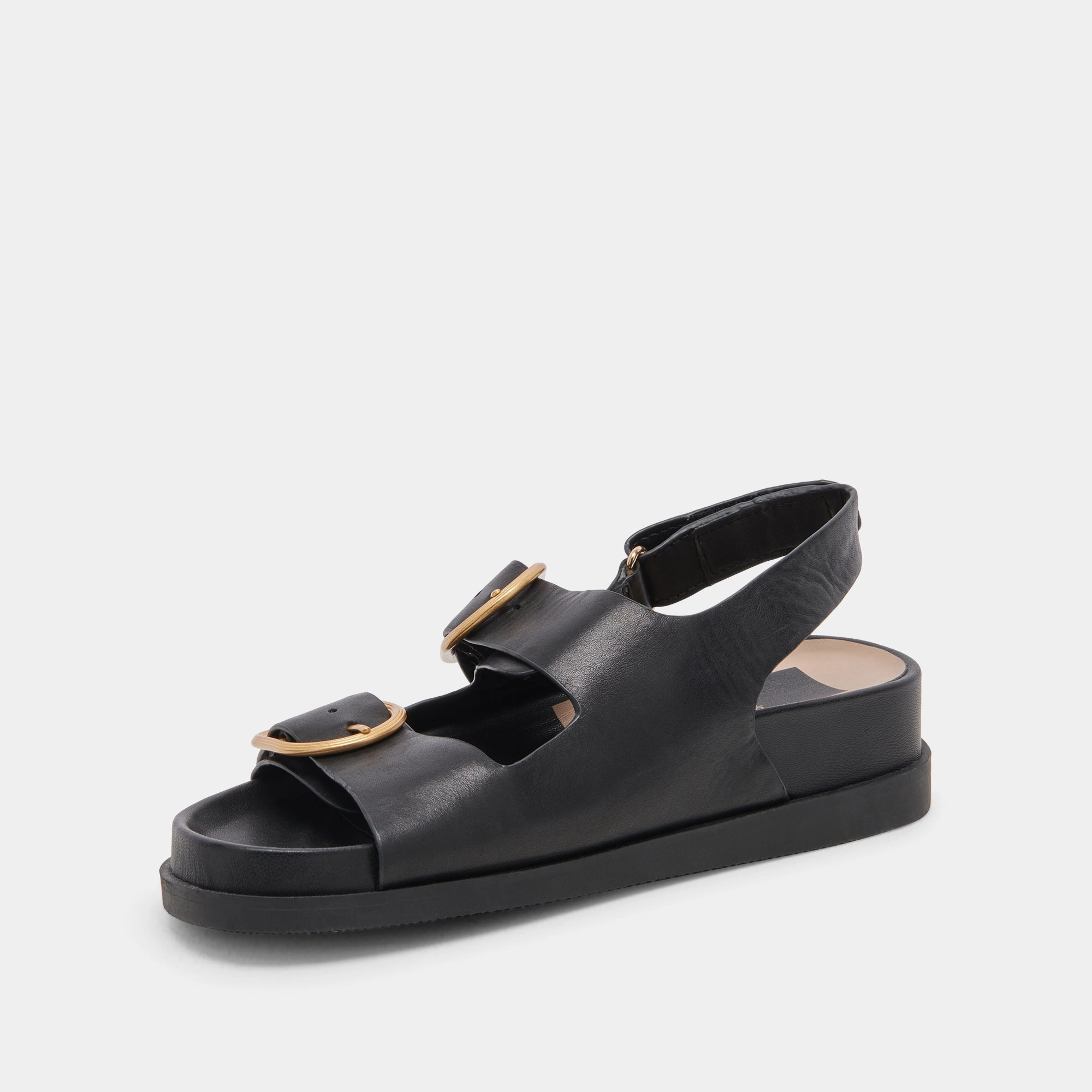 STARLA SANDALS BLACK LEATHER Socks And Sandals