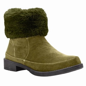 Windriver Boots Propet Tabitha Faux Fur Olive Ankle Boot (Women's)