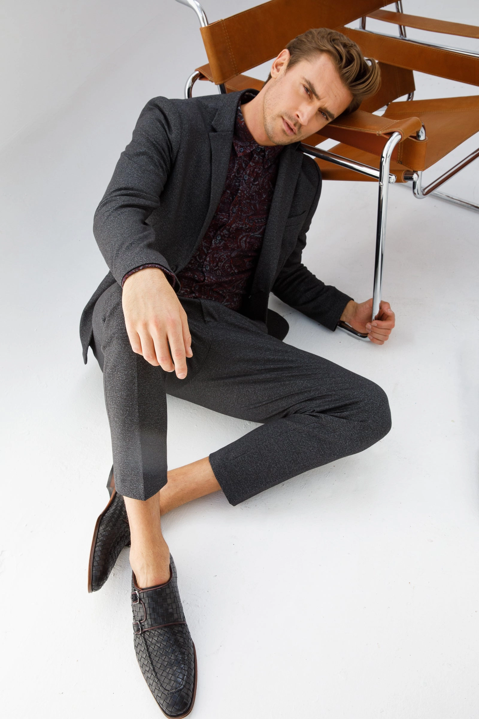 The Turan Black Woven Double Monk Strap Dress Men Shoe Anya's Reviews Dress Shoes