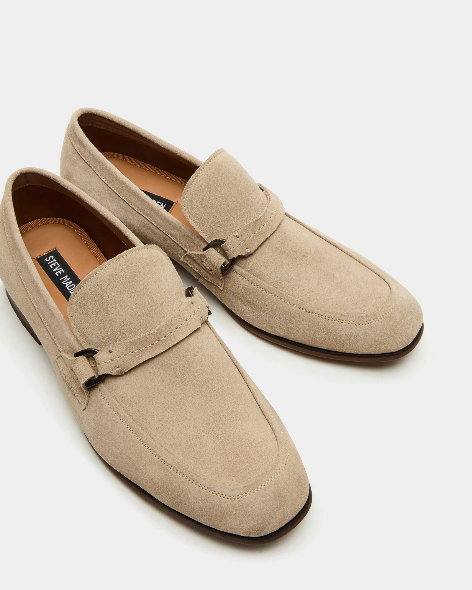 HEROLF SAND SUEDE Loafers With Spikes