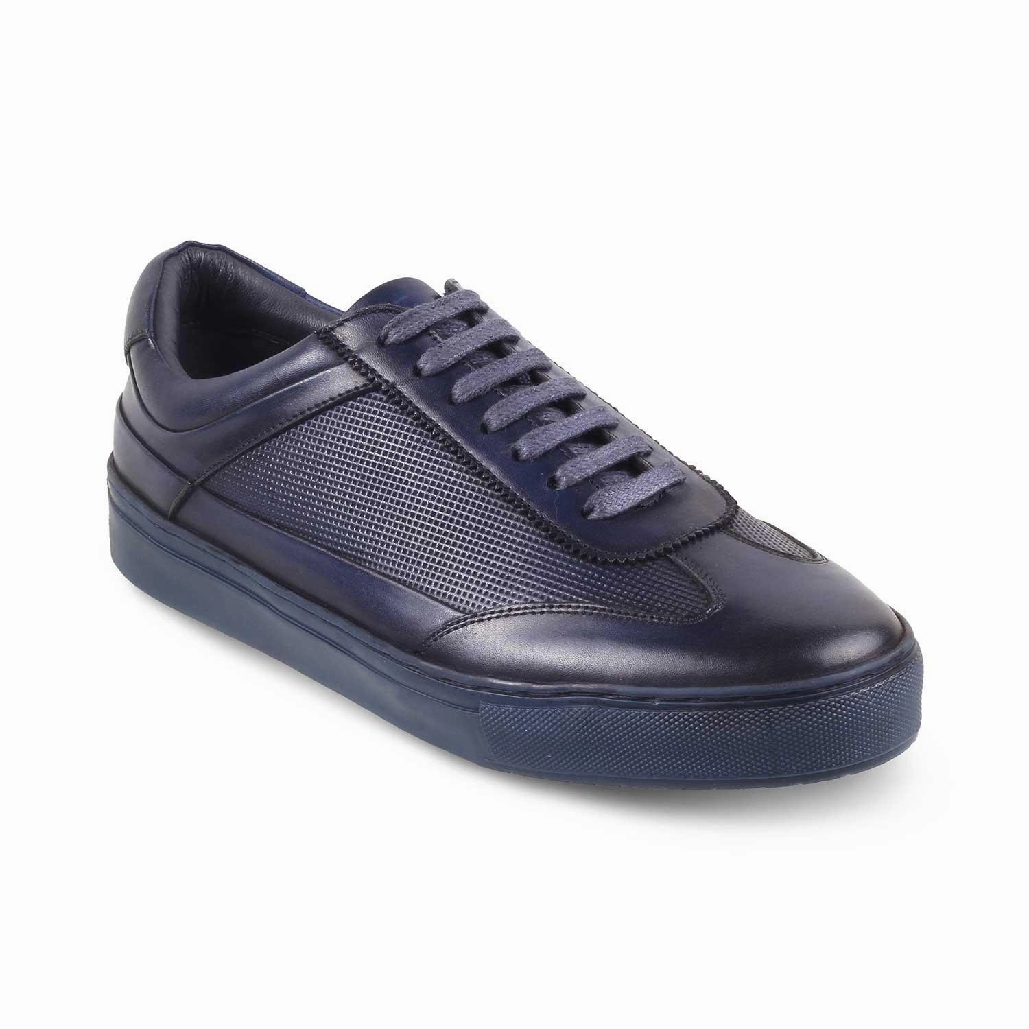 The Sneaky Blue Men's Sneakers Tresmode Best Dressy Sneakers