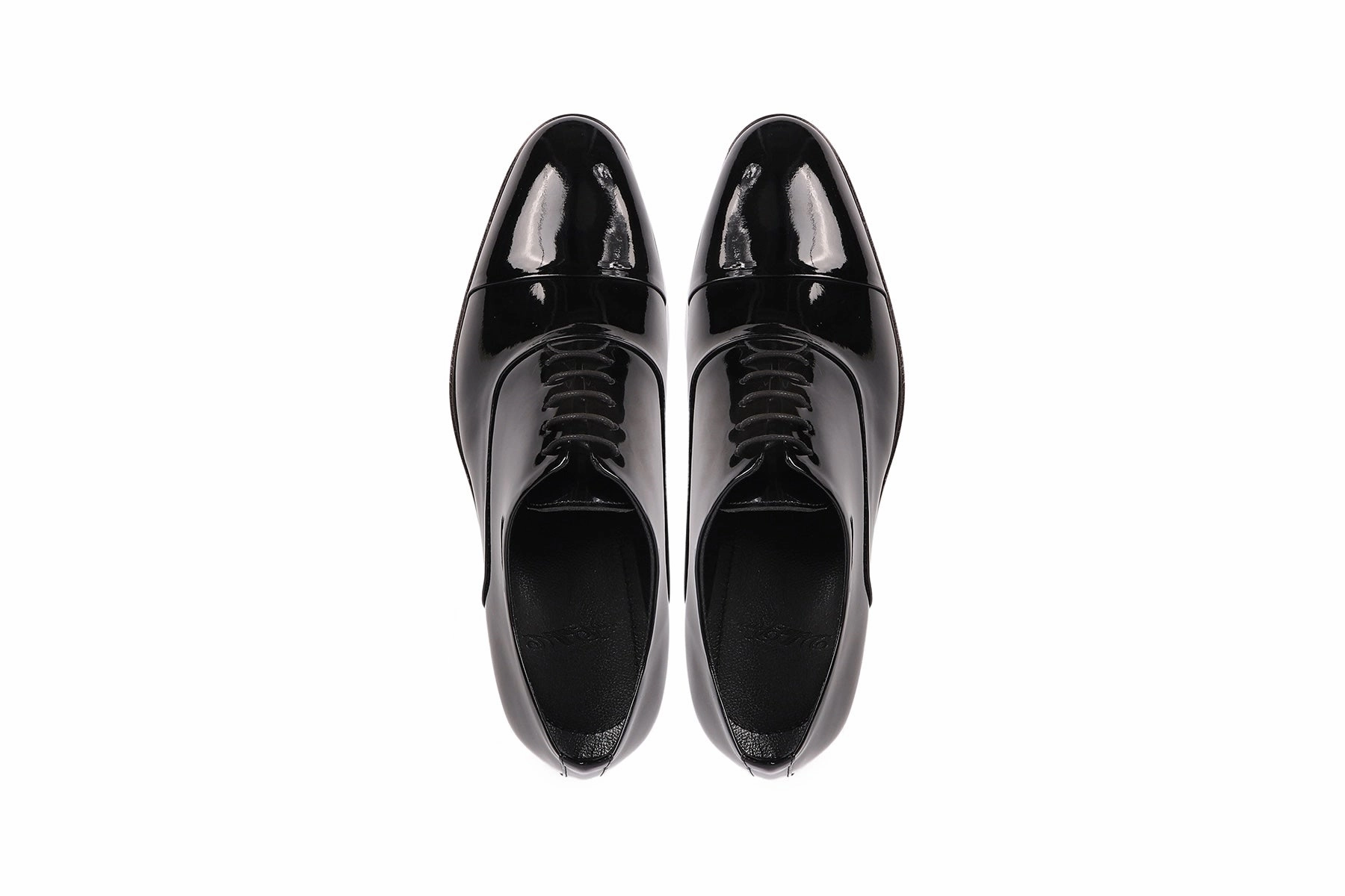 Dress Shoes For Infants Scotland Cap Toe Patent Leather Oxford Dress Shoes