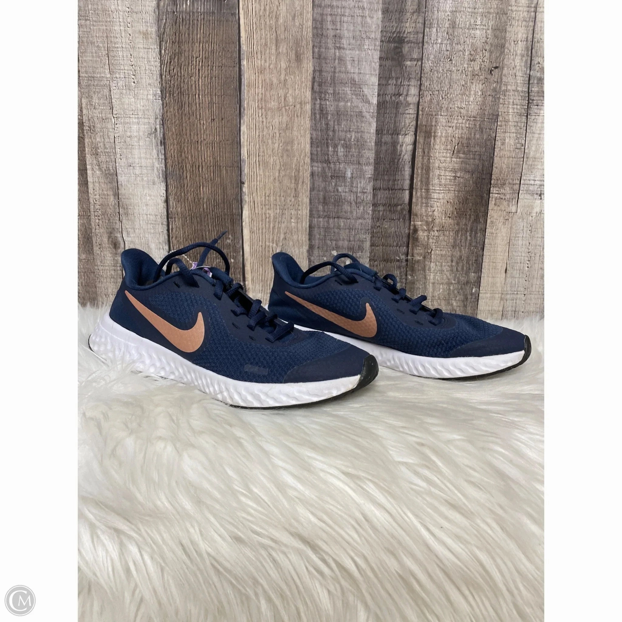 Shoes Athletic By Nike In Blue, Size: 5.5 Nike Waffle Shoes