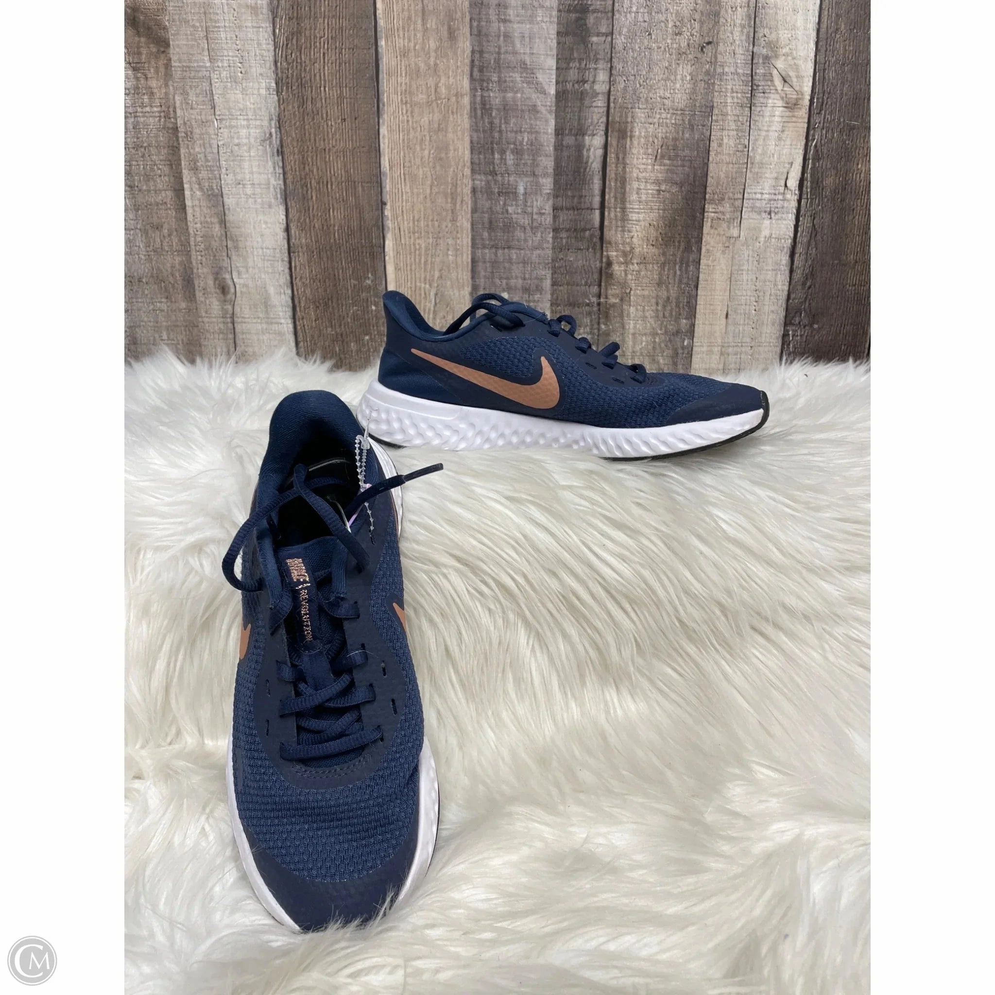 Shoes Athletic By Nike In Blue, Size: 5.5 Winter Nike Shoes