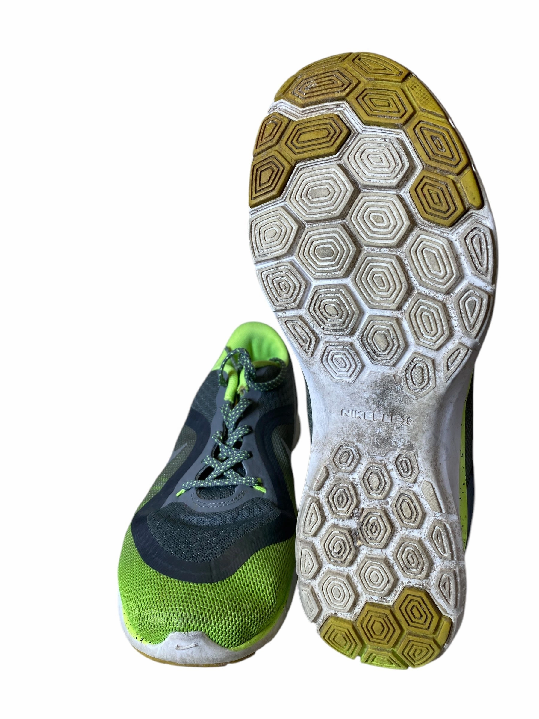 Custom Nike Cortez Shoes Shoes Athletic By Nike In Green & Grey, Size: 7.5