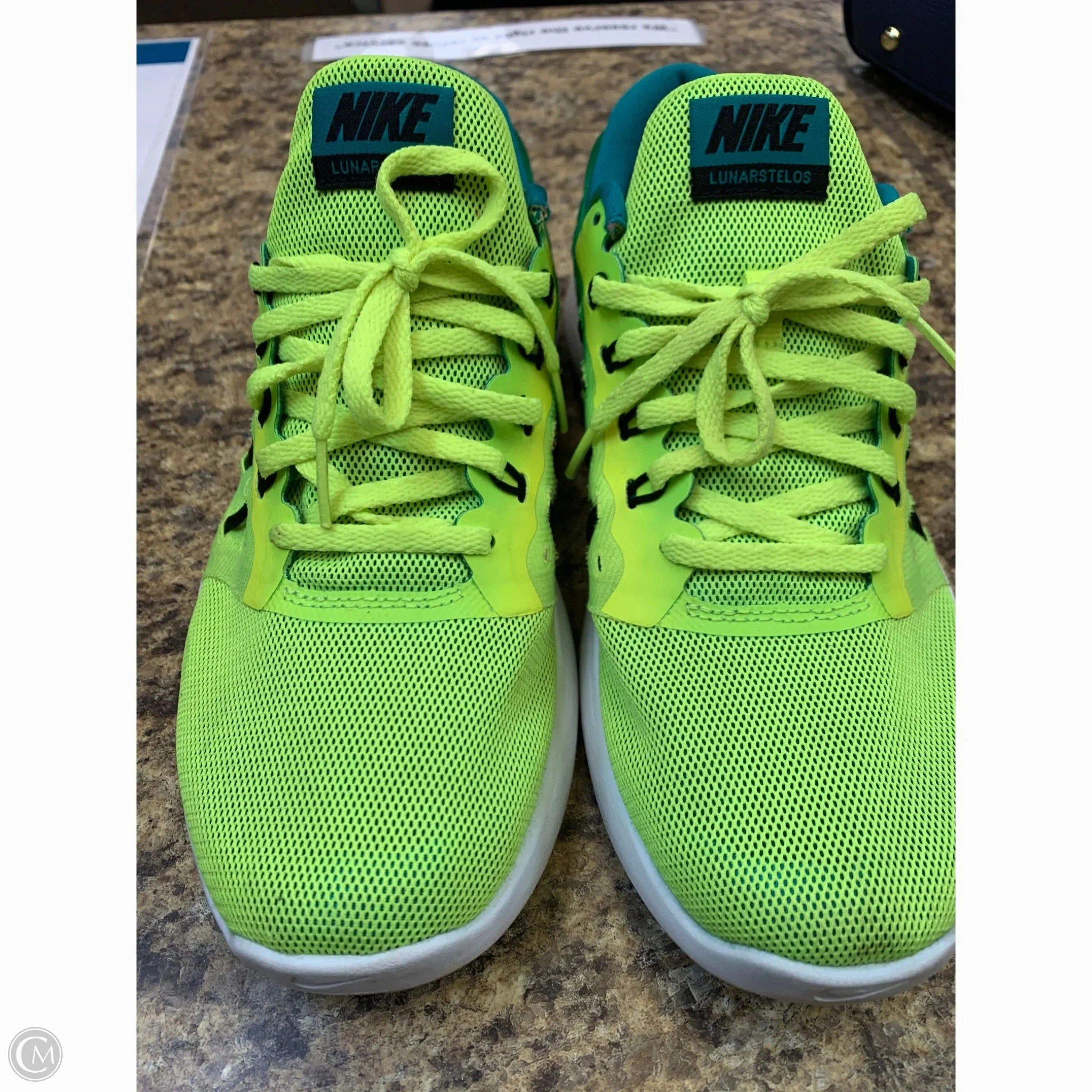 Huaraches Nike Running Shoes Shoes Athletic By Nike In Green & Yellow, Size: 8.5