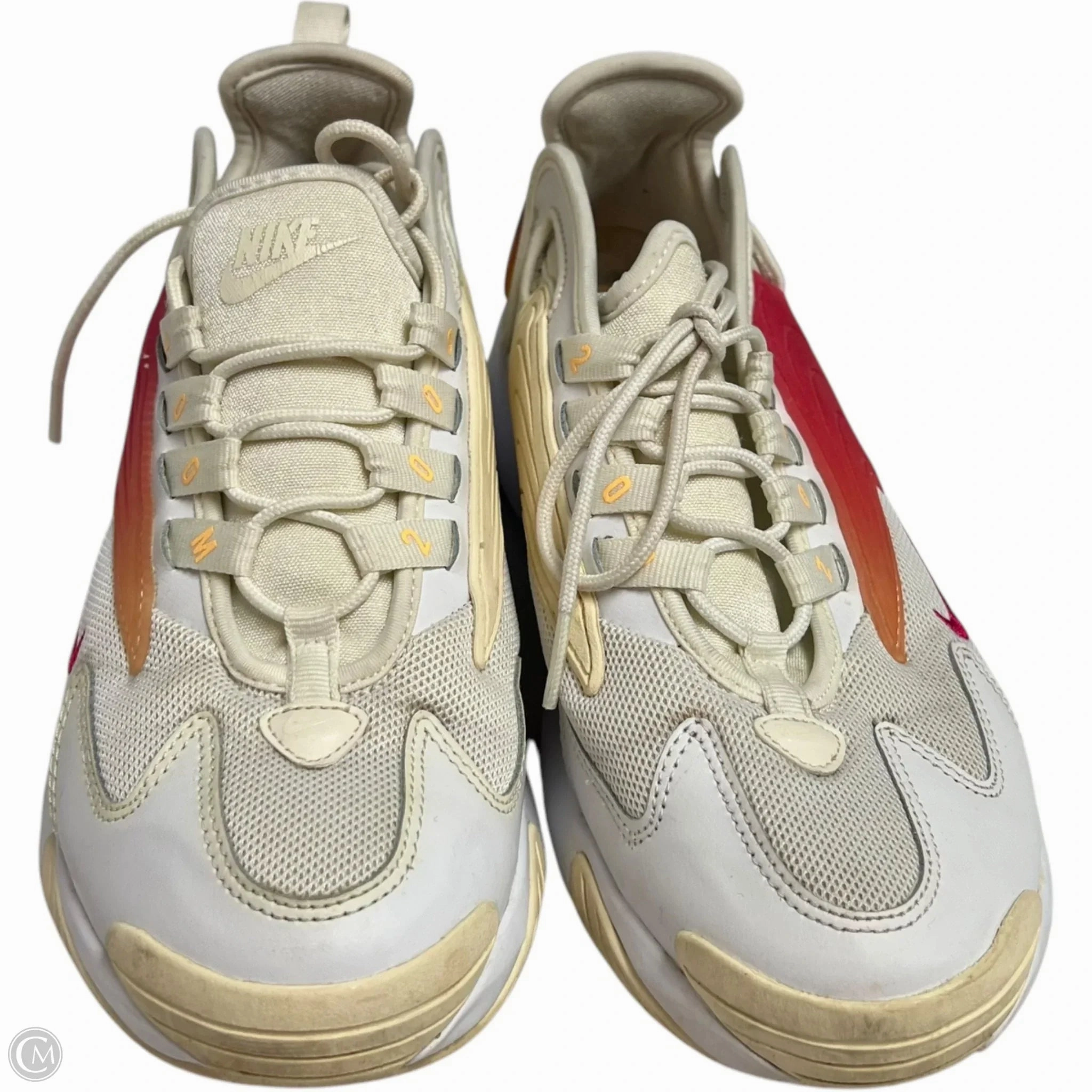 Nike Vikings Shoes Shoes Athletic By Nike In White & Yellow, Size: 8