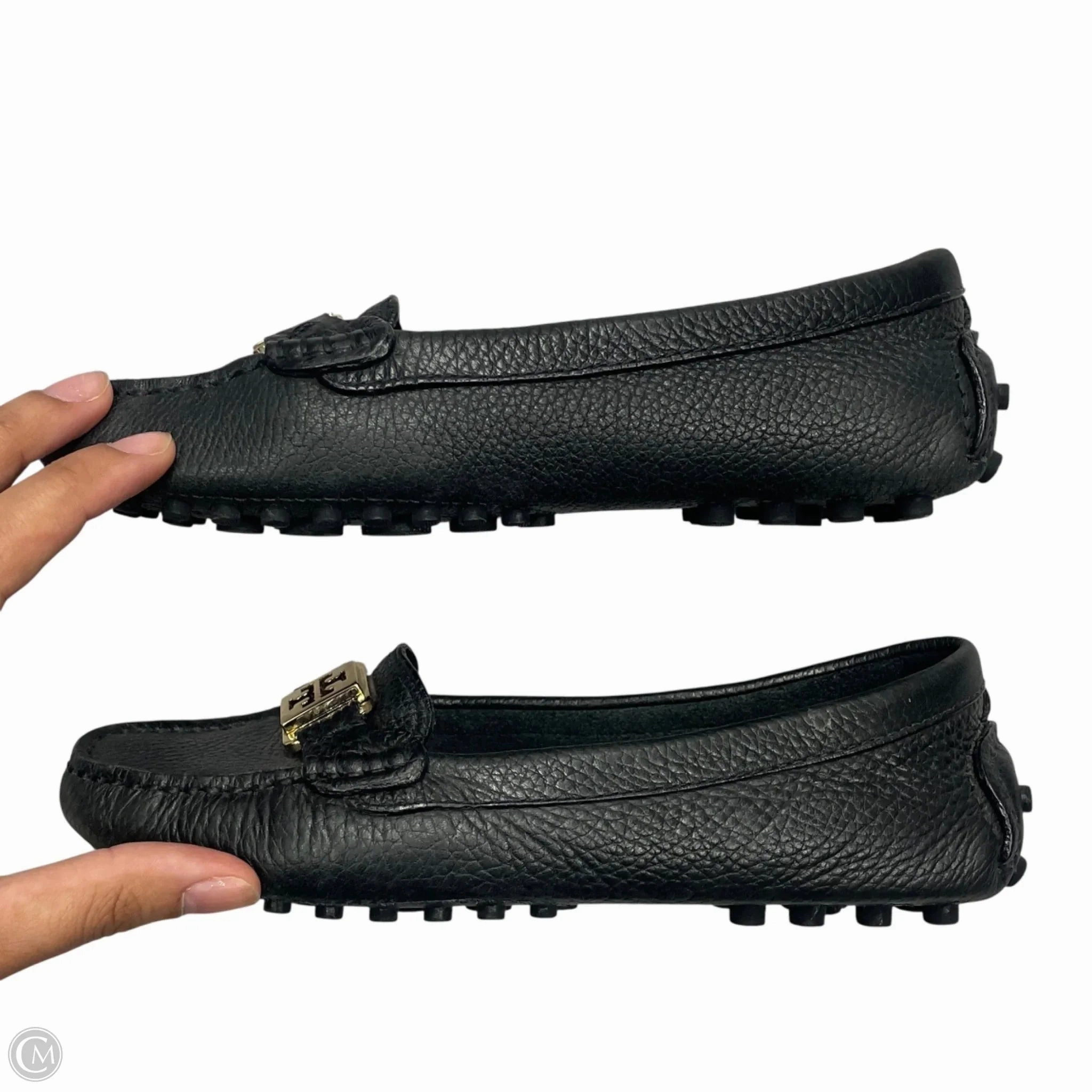 Loafers And Shorts Shoes Designer By Tory Burch In Black, Size: 5.5