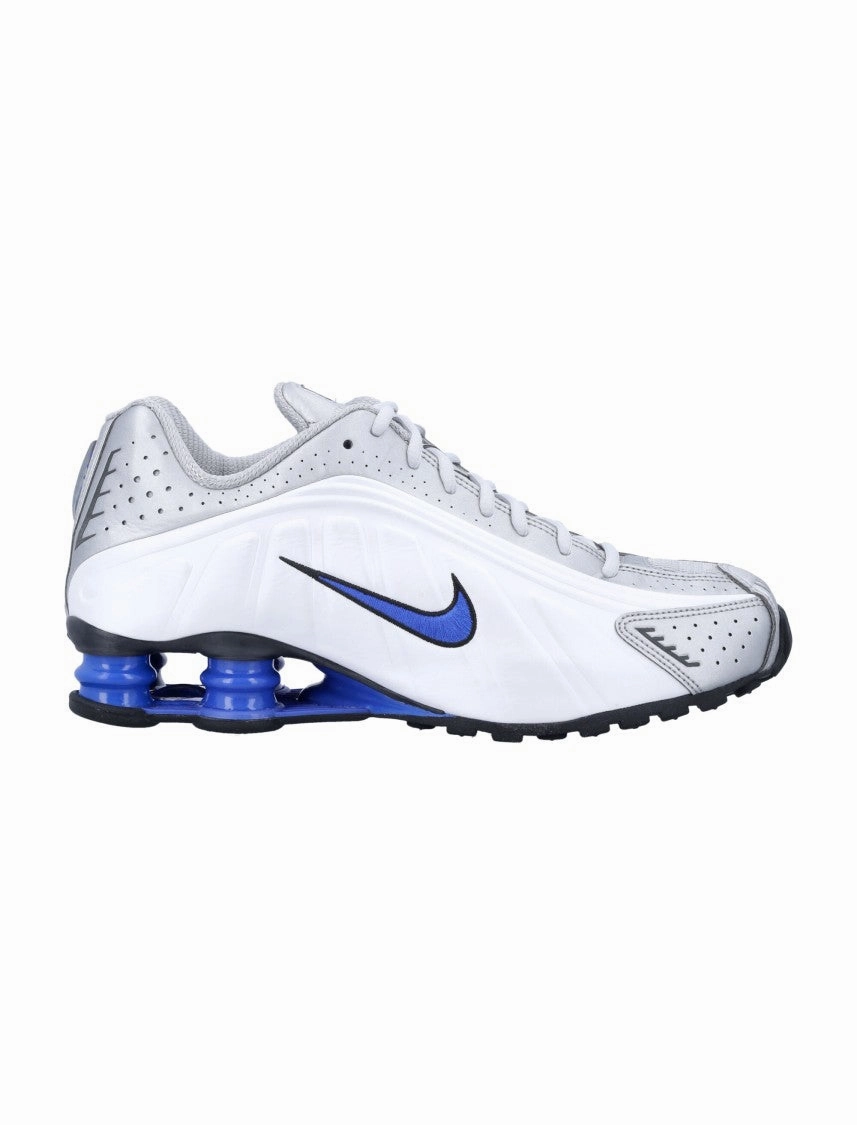 Shox R4 Aerodynamic White Sneakers Wingtip Dress Sneakers