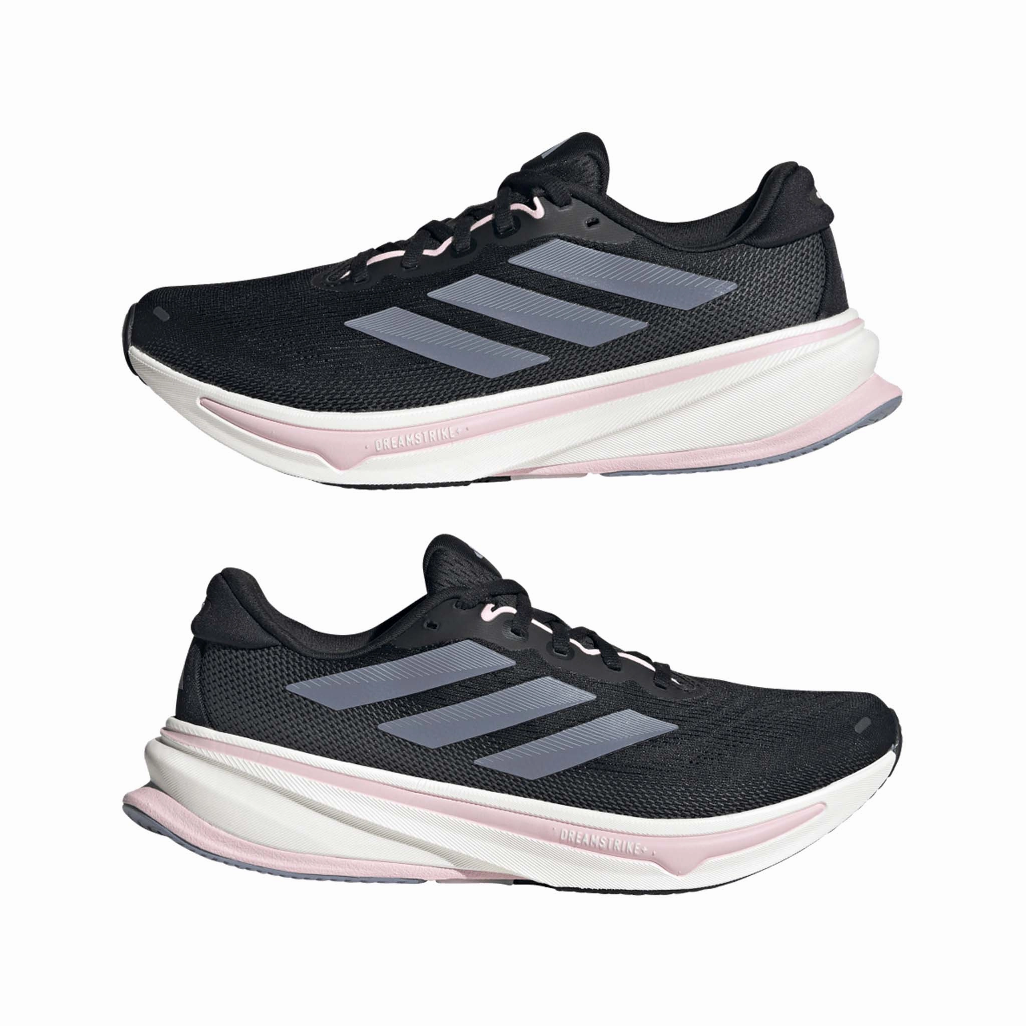 Adidas Shoes Near Me adidas | Women's Supernova Rise 2 Running Shoes - Core Black/Silver Violet/Clear Pink