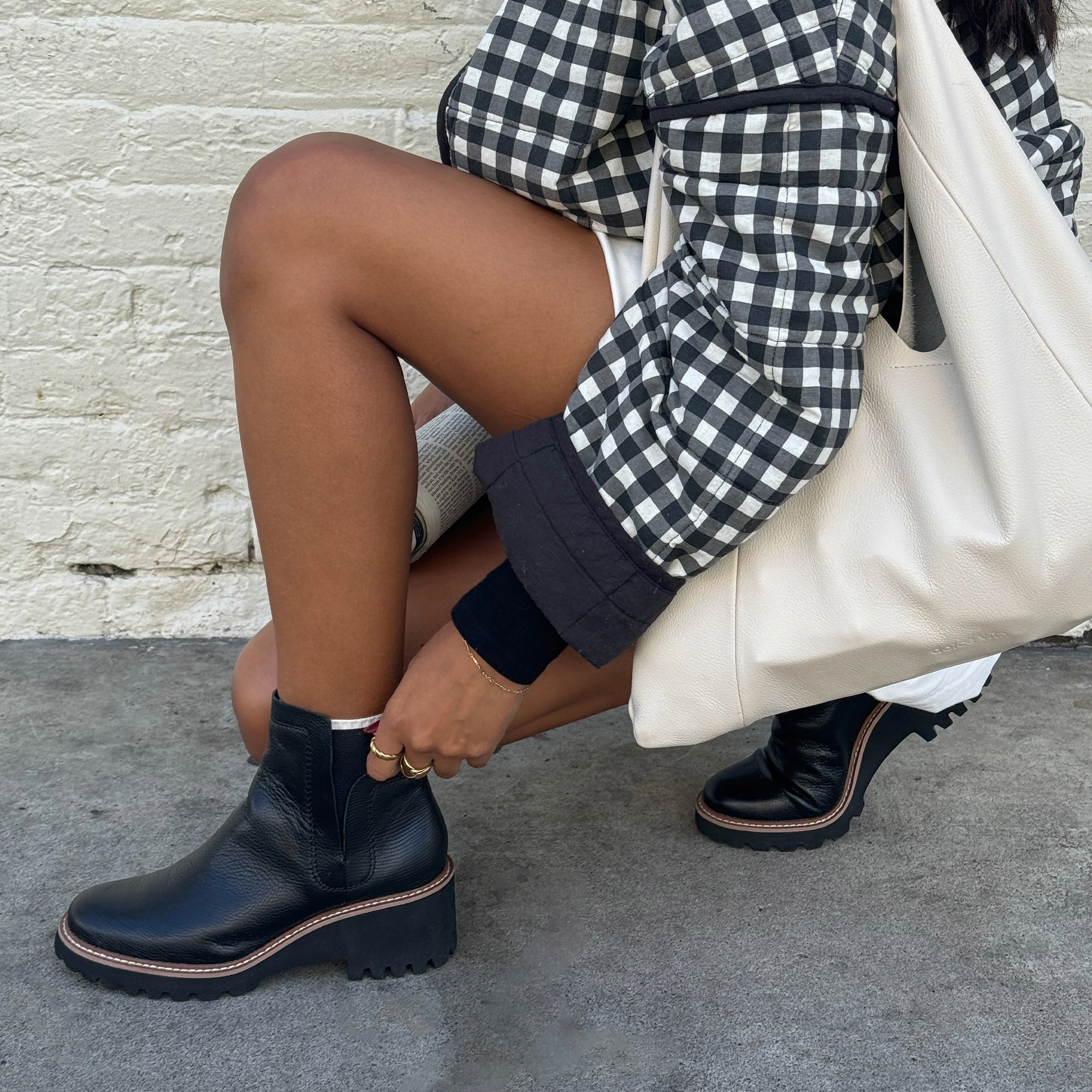 HUEY H2O BOOTS BLACK LEATHER