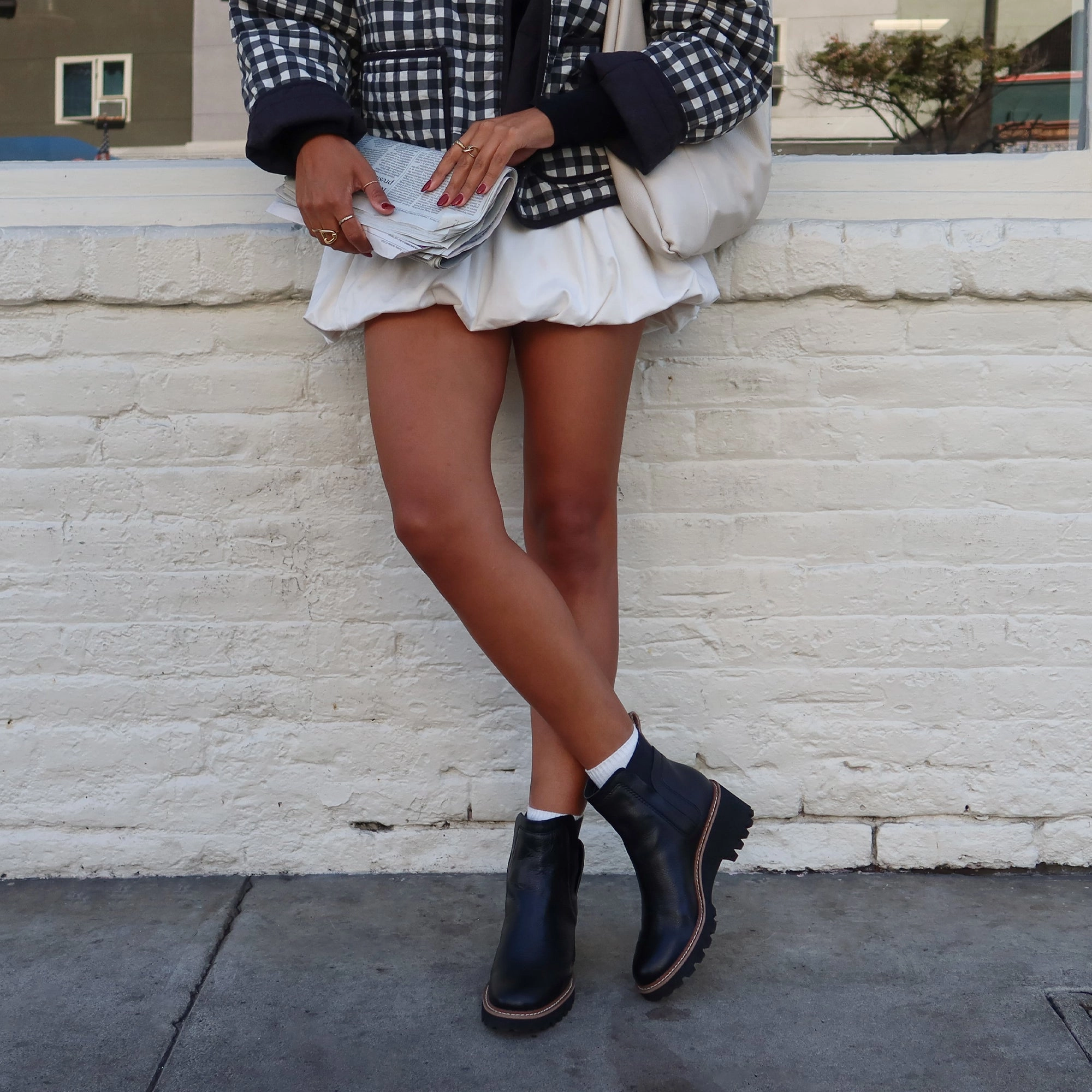 HUEY H2O BOOTS BLACK LEATHER Brown Doc Marten Boots