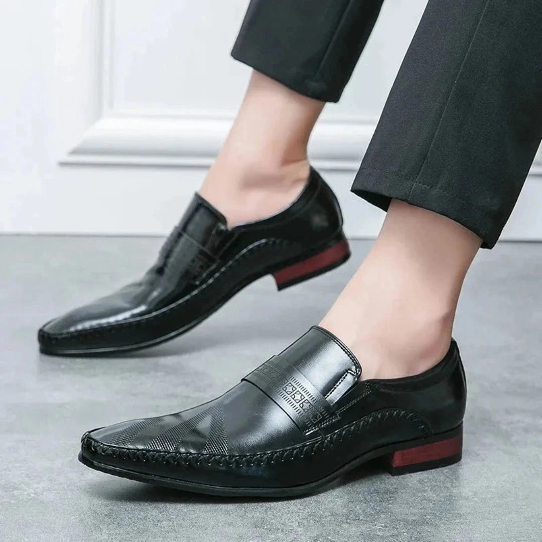 Ferragamo Loafers Sale Silvano Slip-On Leather Dress Shoes