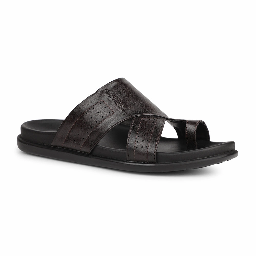 Chaco Slides Healers Brown Casual Slipper For Men LEEKS-10 By Liberty