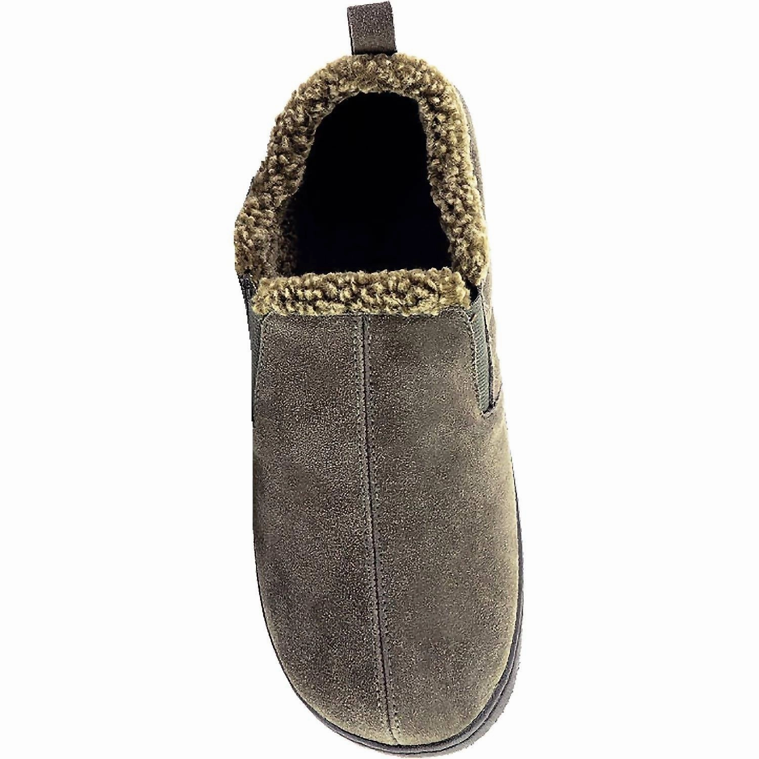 Men's Warrick Suede Slippers In Charcoal Drake Slide