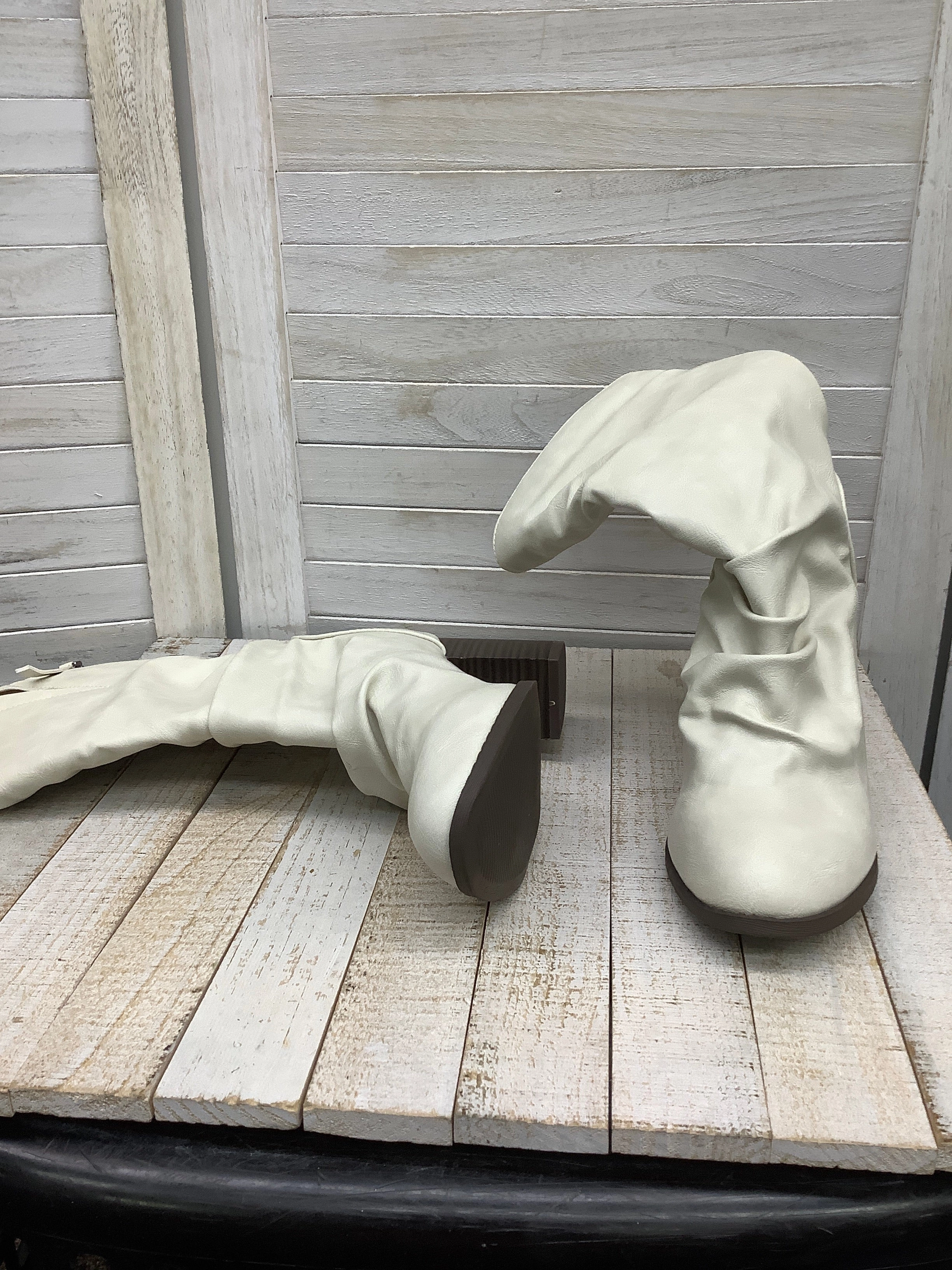 Martens Chelsea Boots Sale Boots Mid-calf Flats By Clothes Mentor  Size: 5.5