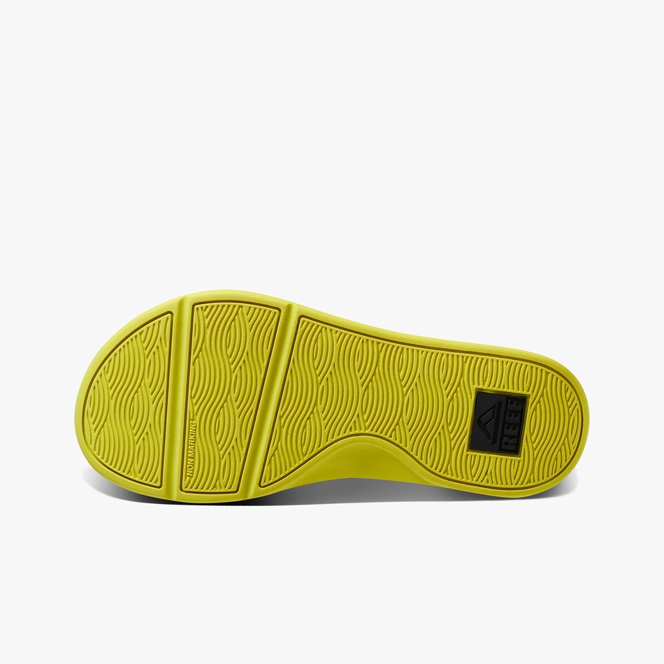 Sandals Bahamas Emerald Bay REEF Swellsole Cruiser Sandal-Grey/Lime