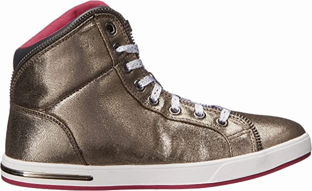 Skechers scarpa da ginnastica da ragazza Shoutouts Zipsters 84301L gun metal Size 18 Sneakers