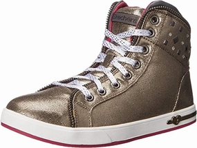 Skechers scarpa da ginnastica da ragazza Shoutouts Zipsters 84301L gun metal Sparkly Shoes Sneakers