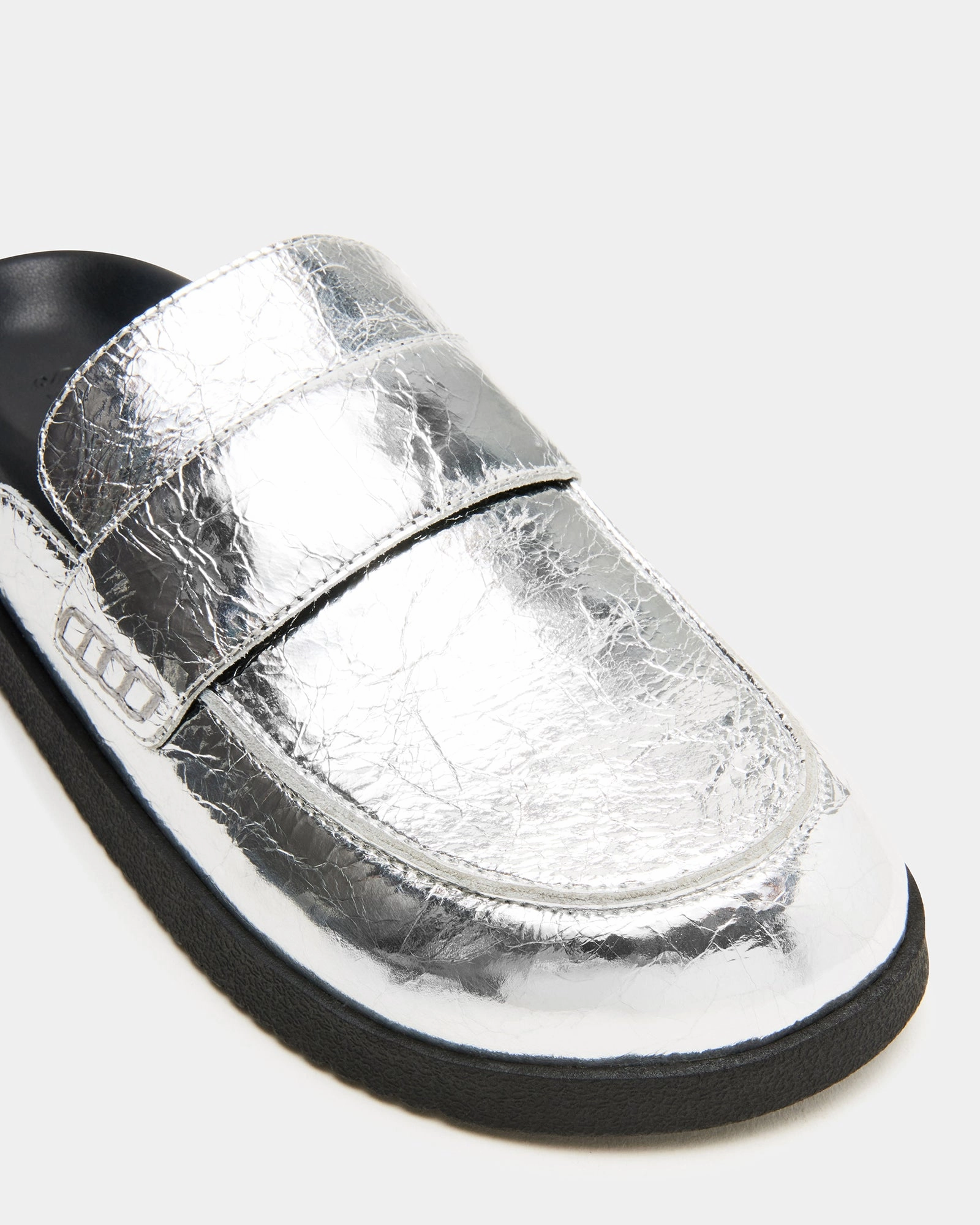 SKIPPER SILVER METALLIC Camouflage Loafers