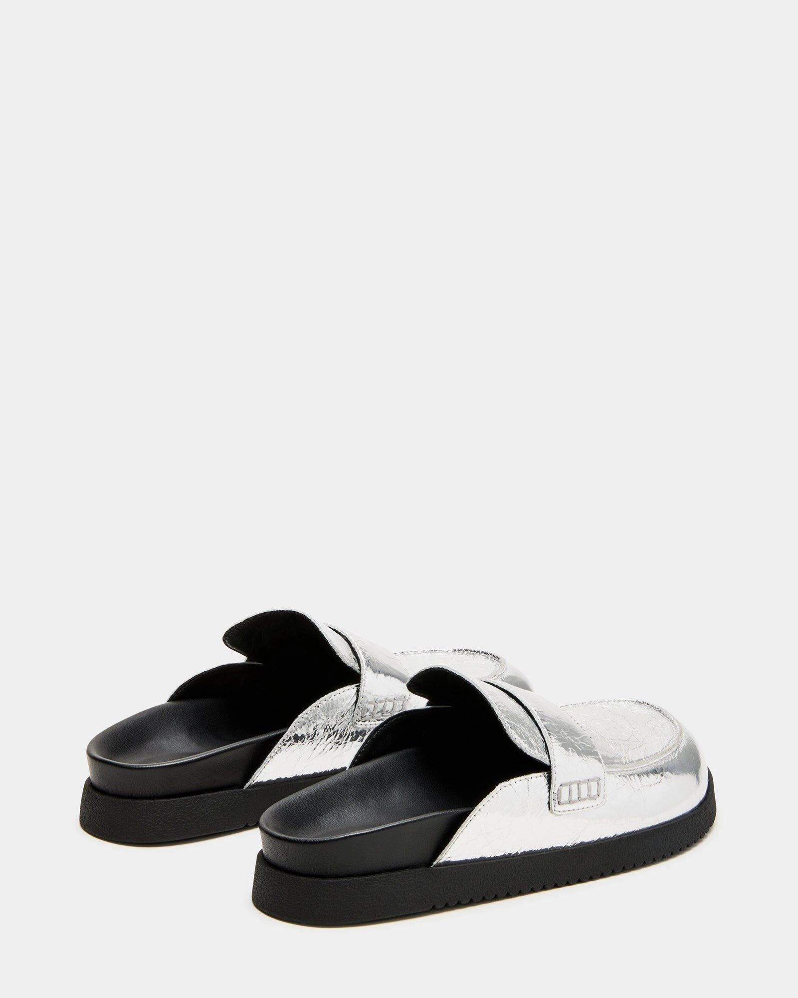 Moschino Loafers SKIPPER SILVER METALLIC