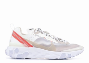 Nike Leather Running Shoes Men NIKE React Element 87 Sail Light Bone