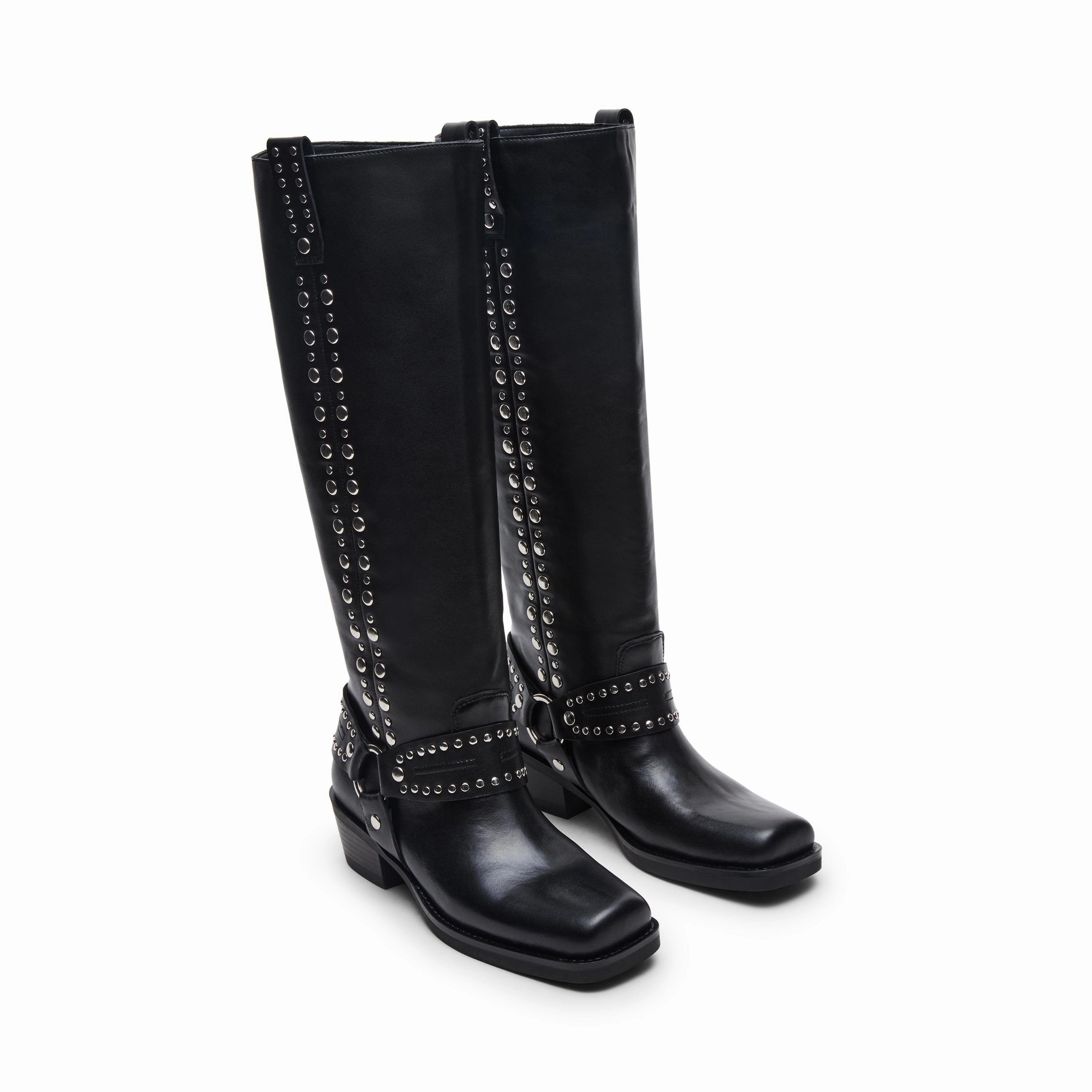 Cowboy Boots Wide Calf Radlee Boot BLACK LEATHER