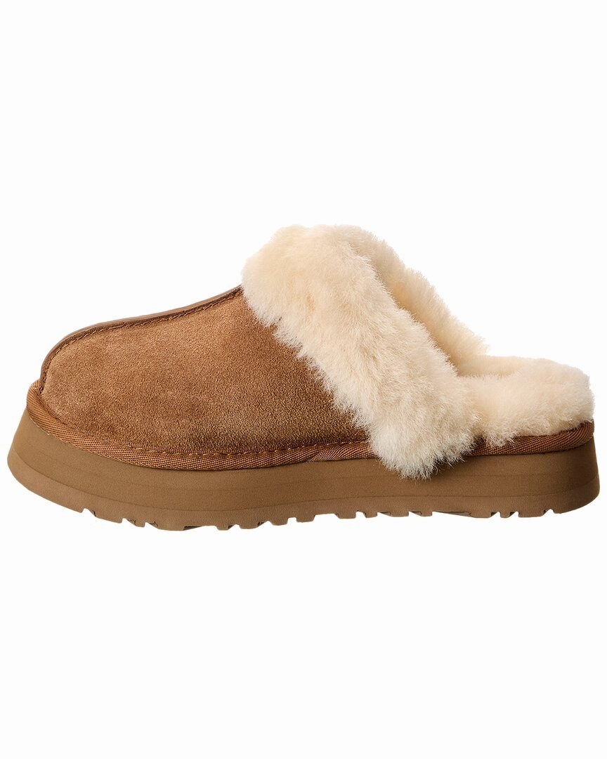 UGG Disquette Suede & Shearling Slipper Salomon Snowclog Slippers