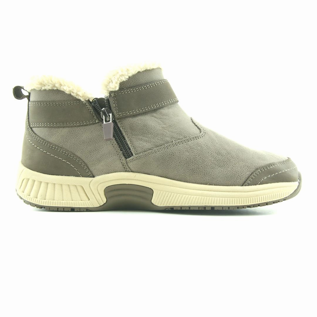 Orthofeet - Women - Siena Boot - Taupe Chelsea Boots Suede