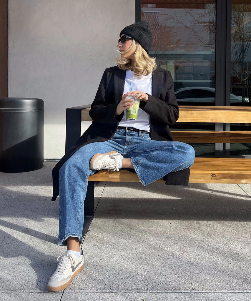 Best Running Sneakers For Ankle Support NOTICE SNEAKERS WHITE GREY LEATHER