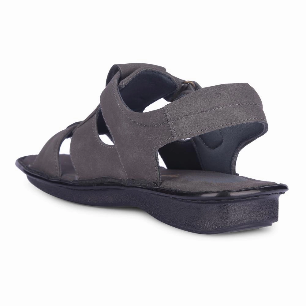 Coolers By Liberty Mens FLEXO Grey Casual Sandal Strapy Sandals