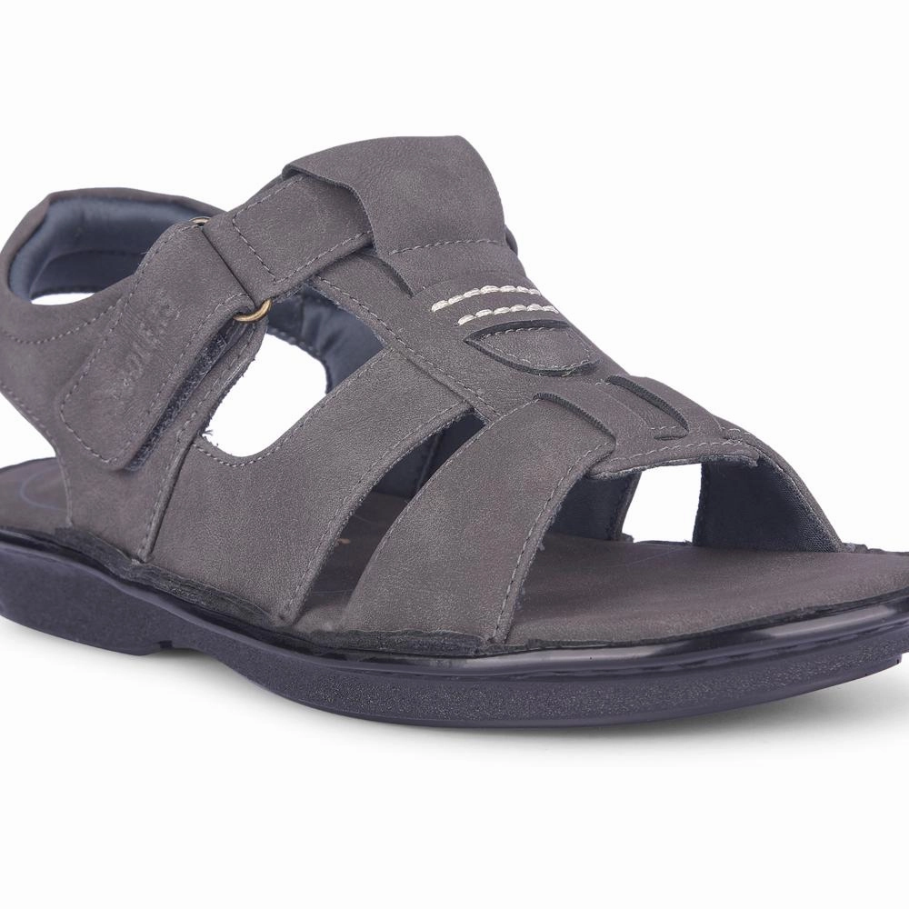 Buckle Sandals Coolers By Liberty Mens FLEXO Grey Casual Sandal