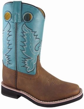 Smoky Mountain Children's Pueblo Leather Boot Trail Running Boots