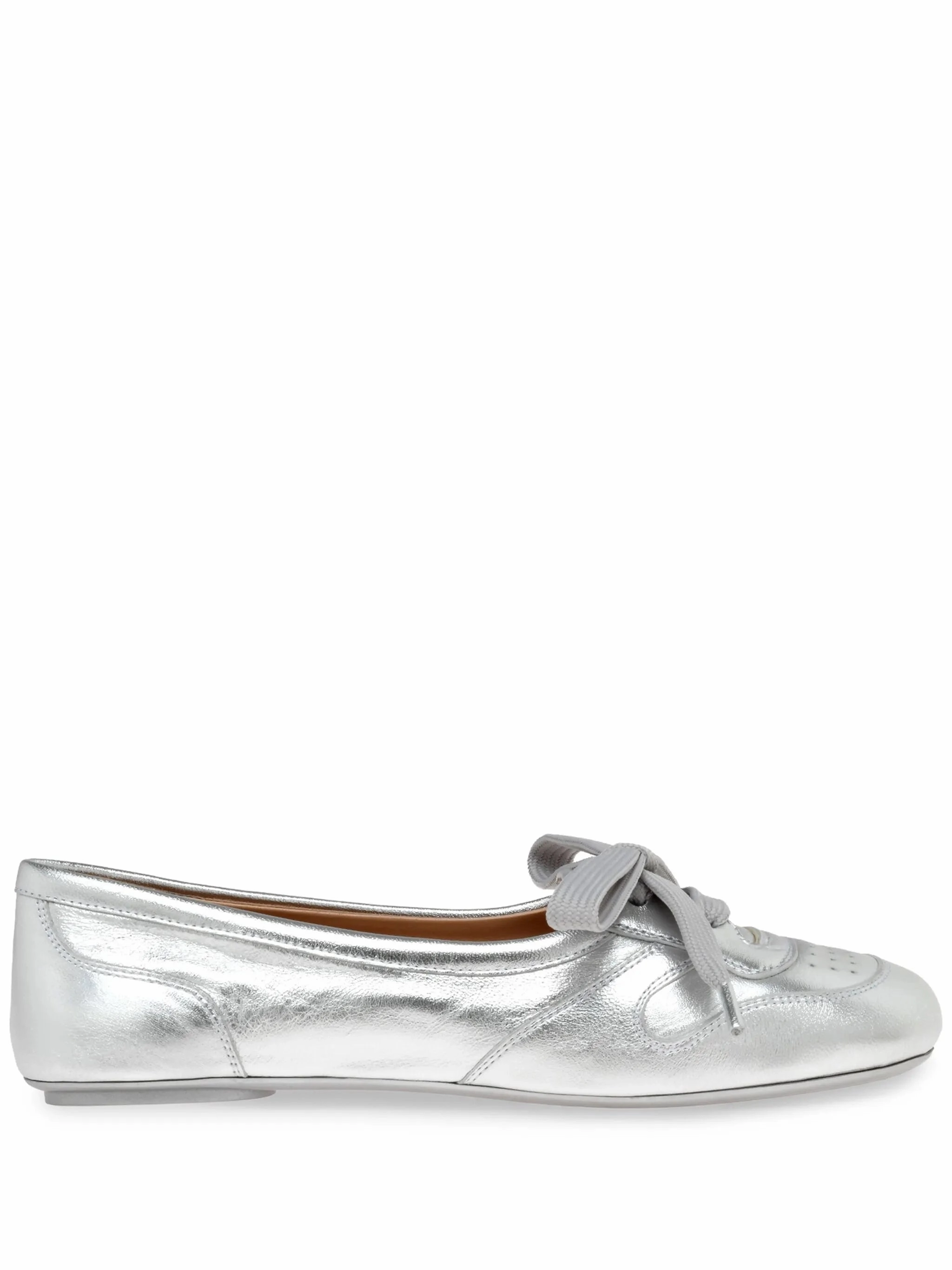 lace-up perforated ballet flats Flats Macy's Shoes Sale