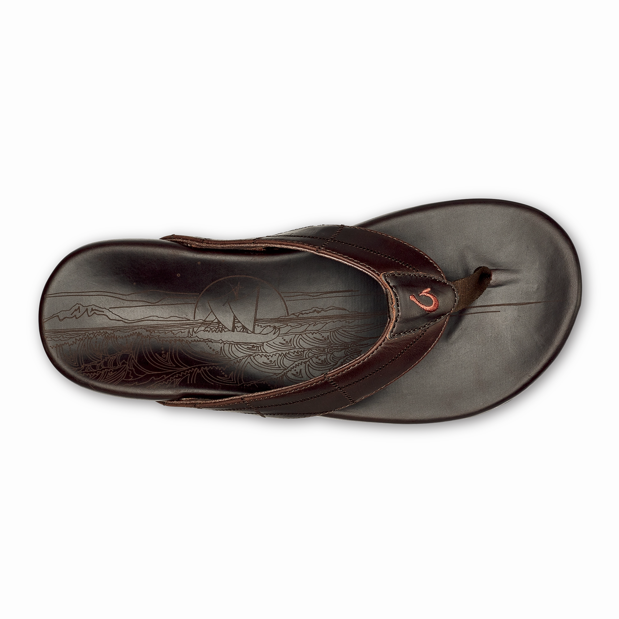 White Sandals Hklea Kia - Dark Wood