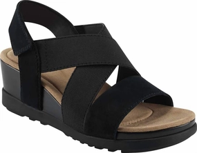 Sandals St Grande Women's Carren Wedge Sandals In Black