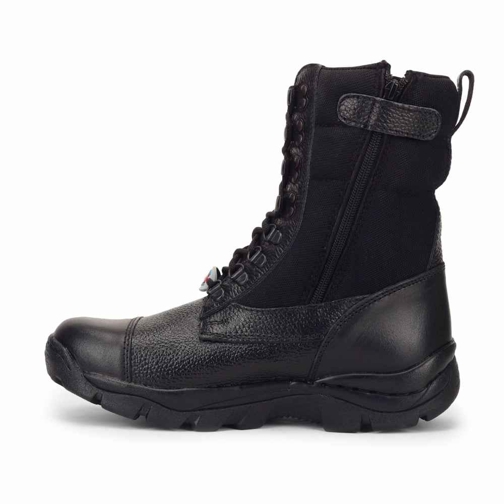 Freedom Casual (Black) Defence DMS Boot with ZIP PARACOM-01 By Liberty Diehard Boots