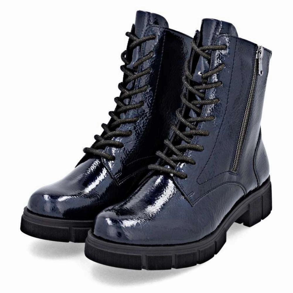 Tacova Boots Remonte Marusha 72 Midnight Leather Boot (Women's)