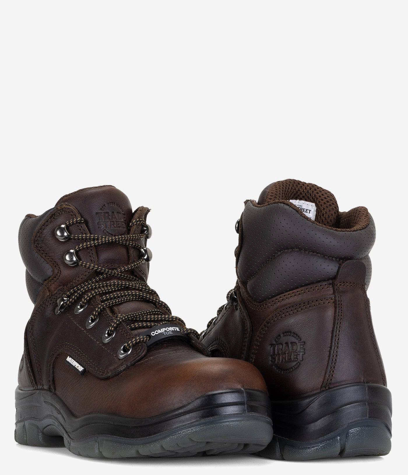 Trade Street Keystone 6" Composite Toe Waterproof Boot - Men Square Toe Cowboy Boots Under $100