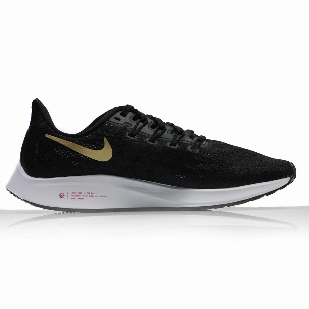 On Running Shoes Near Me Nike Zoom Pegasus 36 Women's Running Shoe - Black/Metallic Gold-University Red-White