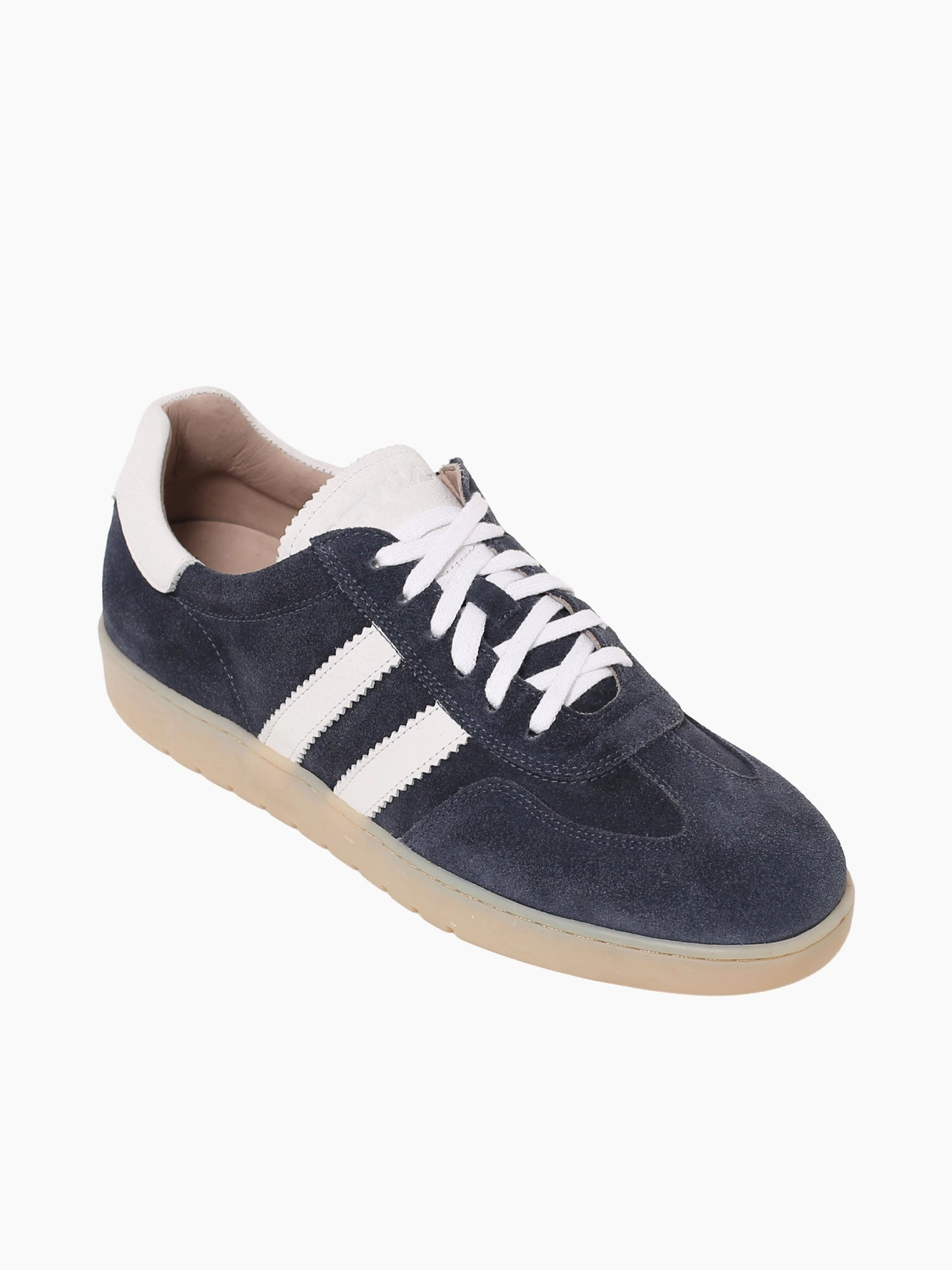Flat Feet Ruining My Shoes Bradley Indigo Branco camurca