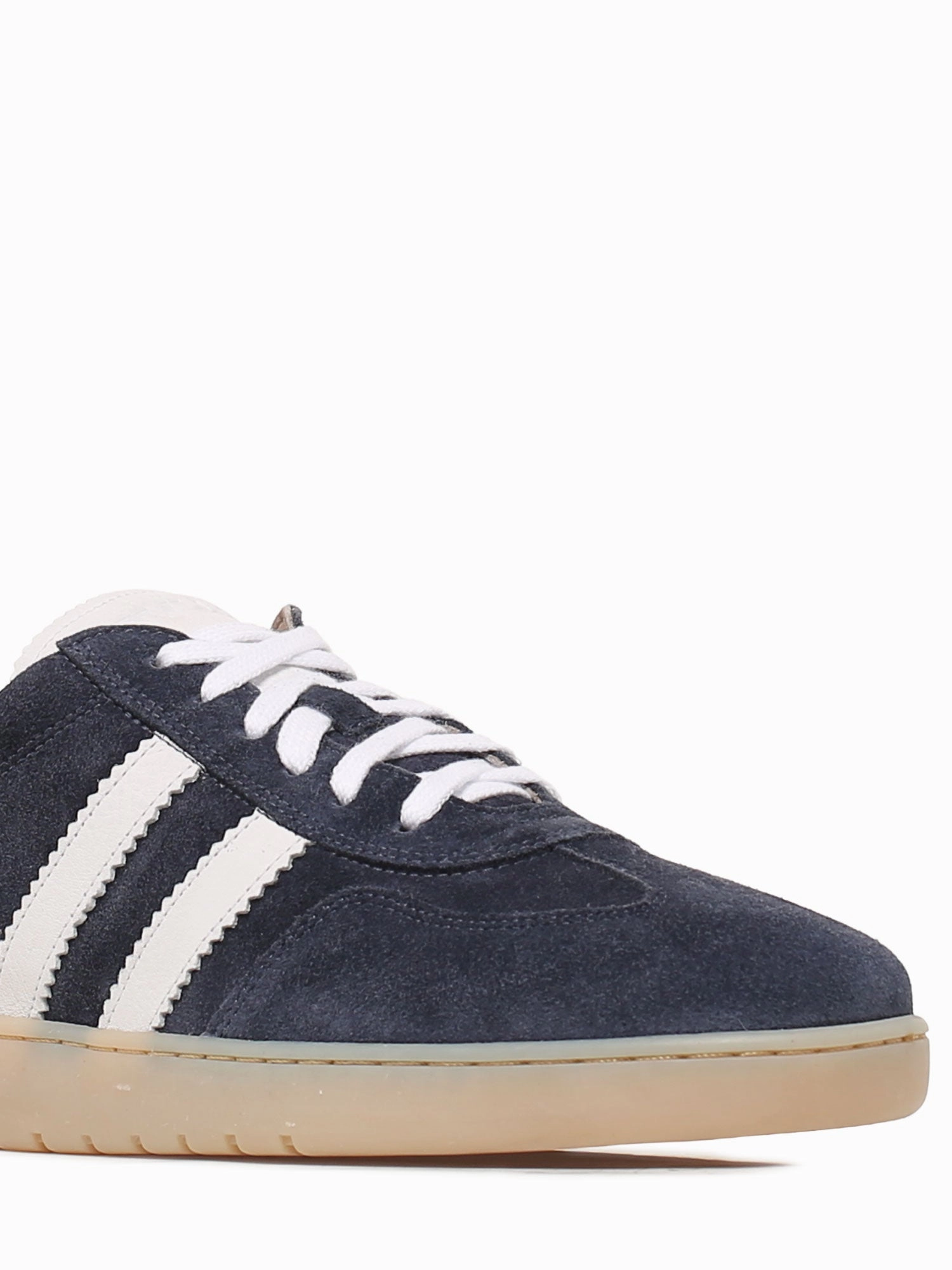 Tiger Flat Shoes Bradley Indigo Branco camurca